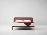 Fabric bed with upholstered headboard MARTY BOLZAN LETTI