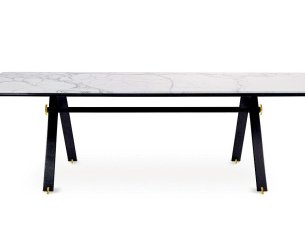 Dining table rectangular GALLOTTI E RADICE MAAT 2