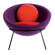 Armchair Bardi s Bowl Chair purple Nuance ARPER