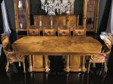 Dining Table Nabucco with 2 Pedestal Legs BIANCHINI