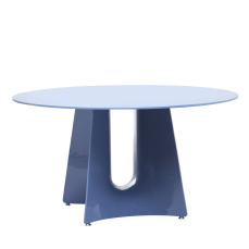 Dining Table round Bentz blue BALERI ITALIA