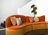 Modular Sofa Wave Orange 3-Piece Sectional #1 CHIARA PROVASI