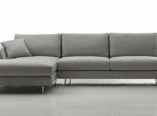 Sofa corner RALPH leather grey 1 ALBERTA