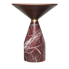 Side Table Cino Small red marble MORELATO
