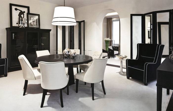 Dining room BLACK and WHITE OASIS