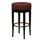 Bar stool 5331 black and Burgundy MORELATO