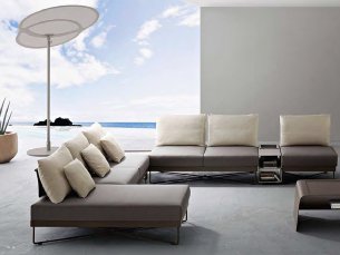 Modular corner outdoor sofa CORAL REEF ROBERTI 9841FA