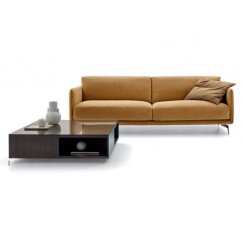 2 seater sofa leather KRISBY DITRE