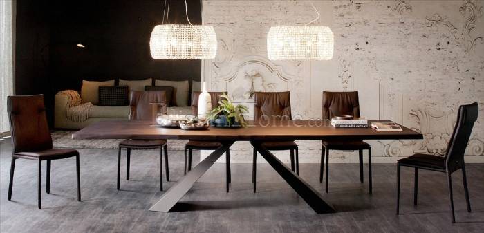 Dining table rectangular CATTELAN ITALIA Eliot wood