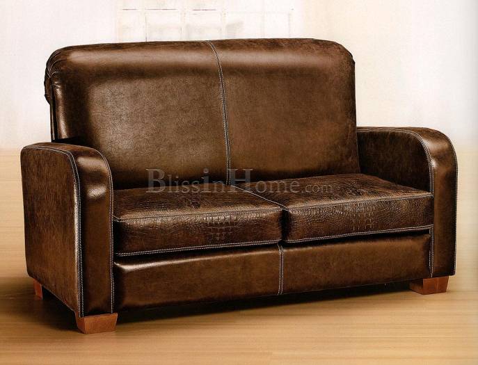 Sofa 2 seat leather Rebecca MORELLO GIANPAOLO 824/N
