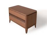 Nightstand Ercolino Extra Large with Rosewood Finish MANTELLASSI 1926