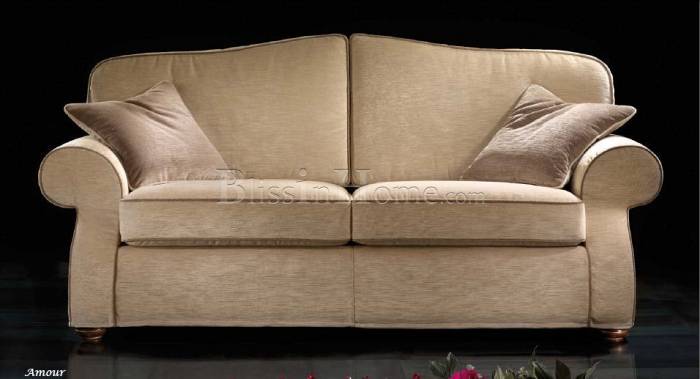 Sofa 3 seat BEDDING AMOR beige