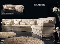 Sofa corner 405 leather AMERICA BEDDING