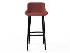 High fabric stool with back PANIS 2 AMURA