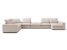 Sectional sofa fabric MURRAY 1 AMURA