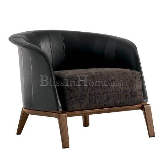 Lounge Chair Aura brown GIORGETTI