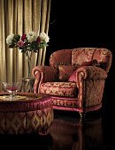 Armchair BEDDING AMERICA red
