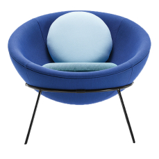 Armchair Bardi s Bowl Chair Shiny blue Nuance ARPER