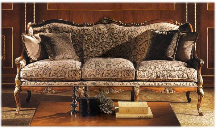 Sofa 3-seat Quasimodo ANGELO CAPPELLINI 6802/TD3