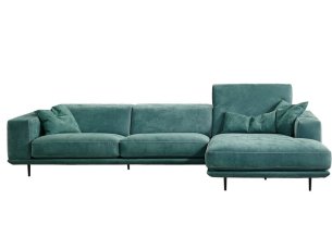 Sectional sofa leather DENNY GAMMA ARREDAMENTI