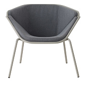 Lounge Chair Skin gray TRABA