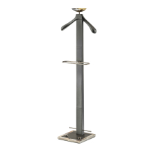Valet Stand brown leather ARCAHORN