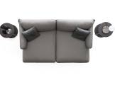 2 seater sofa fabric with chaise longue KAILUA 3 DITRE