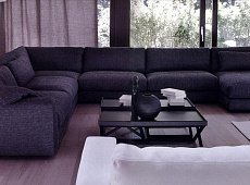 Modular corner sofa FASHION VIBIEFFE 800056+800009