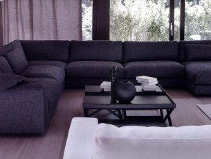 Modular corner sofa FASHION VIBIEFFE 800056+800009