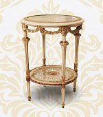 Side table round AMLETO ASNAGHI INTERIORS L21305