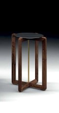 Side table round MANOLO BLACK TIE MAN45