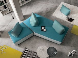 Modular corner sofa FLOWER VALENTINI F611 + F605 + F613 (3)