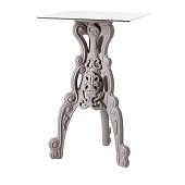 Bistro Table Master of Love Dove gray with Square Top SLIDE