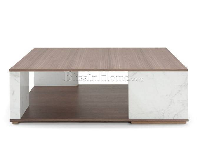 Marble and wood coffee table QUATTROPIETRE 2 AMURA