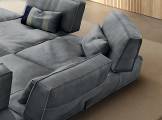 Modular corner sofa GAMMA ARREDAMENTI SOHO S05 + D03