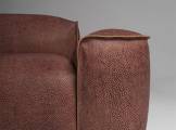 Sofa 3 seater leather LAZY MANTELLASSI