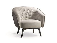 Armchair fabric with armrests BRUNO BONALDO
