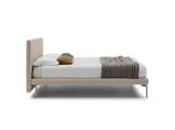 Bed with removable cover with upholstered headboard METROPOLITAN BOLZAN LETTI