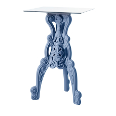 Outdoor Dining Table Master of Love blue Bistro Table with Square Top SLIDE