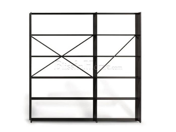 Open double-sided metal bookcase KAOS BONALDO