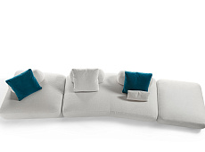 Modular corner sofa GRECALE FOX ITALIA GRECD240+GRECB155+GRECT155