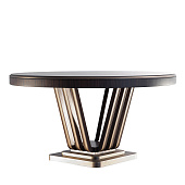 Dining Table Zebra and Brass ANNIBALE COLOMBO