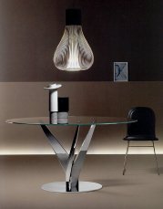 Round dining table EPSYLON FIAM 4200/AC