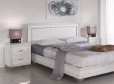 Marostica bed 200x200 ventaglio 3010 white