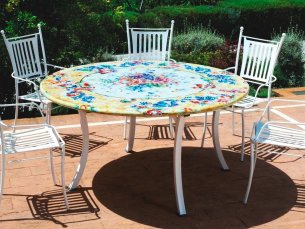 Round dining table DOMIZIANI LUX 635