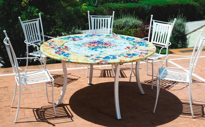 Round dining table DOMIZIANI LUX 635