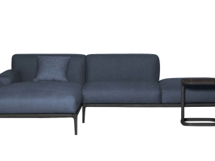 Sectional corner sofa Bellagio Angular blue MORELATO