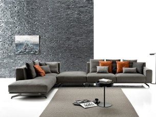 Sectional sofa fabric DALTON SOFT DITRE