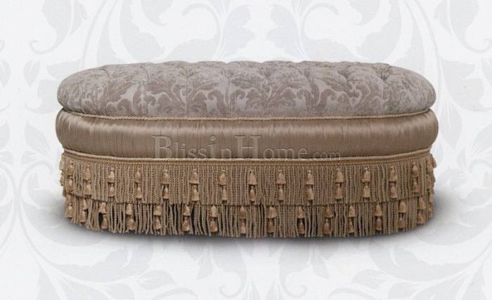 Pouf oval FEDRA ASNAGHI INTERIORS L13007