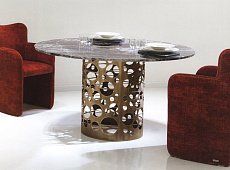 Round dining table ZANABONI OUVERTURE TAVOLO